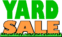 Yard Sale sign